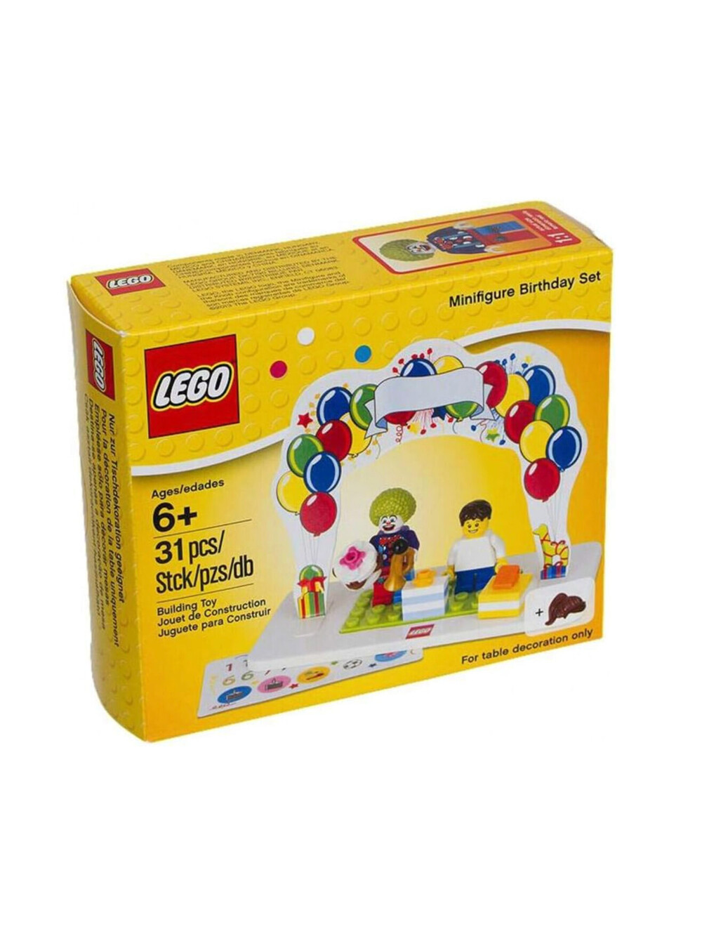 LEGO Seasonal 850791 Minifigure Birthday Set Cake Topper Clown NEW SEALED